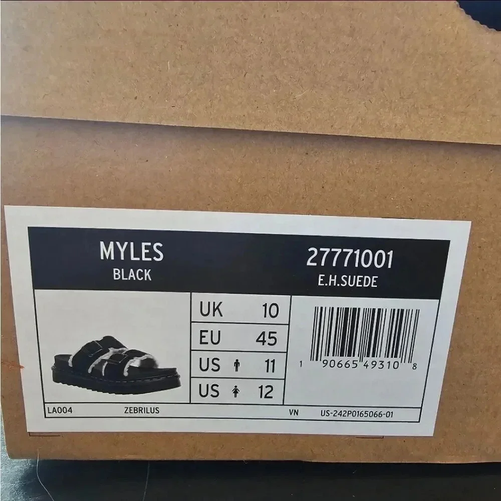 Dr. Martens‎  Myles Faux Fur Platform Sandals